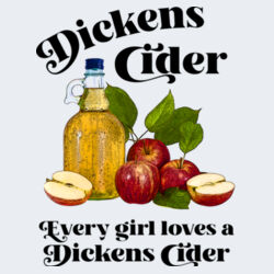 Dickens Cider - GD72 Softstyle® Ladies' T-Shirt Design
