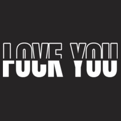Love You Fuck You - BG30 Across Body Bag Design