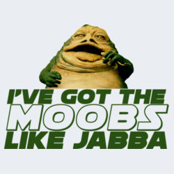 Moobs Like Jabba - GD11 Softstyle® Adult Long Sleeve T-Shirt Design