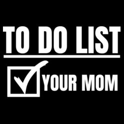 To Do List - GD12 Softstyle® Adult Tank Top Design