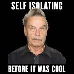Self Isolating - GD11 Softstyle® Adult Long Sleeve T-Shirt Design