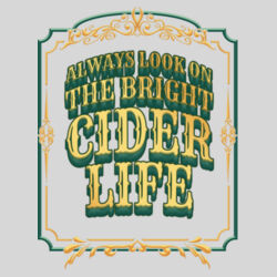 Bright Cider Life - 9cm Square Hardback Drinks Coaster Design