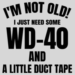 I'm Not Old - 9cm Square Hardback Drinks Coaster Design