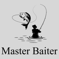 Master Baiter - 16oz Frosted Glass Beer Stein Design