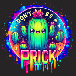 Don't Be A Prick - BG110 Icon Gymsac Design
