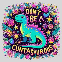 Don't Be A Cuntasaurous - 16oz Frosted Glass Beer Stein Design