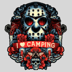 Friday 13th (I Love Camping) - 16oz Frosted Glass Beer Stein Design