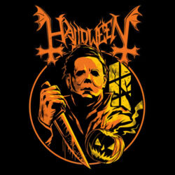 Halloween (Circle Logo) - GD01 Softstyle Adult T-Shirt Design