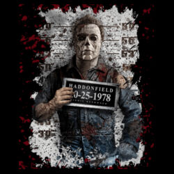 Halloween (Haddonfield Mug Shot) - GD72 Softstyle® Ladies' T-Shirt Design