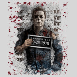 Halloween (Haddonfield Mug Shot) - 9cm Square Hardback Drinks Coaster Design