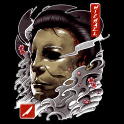 Halloween (Michael) - GD11 Softstyle® Adult Long Sleeve T-Shirt Design