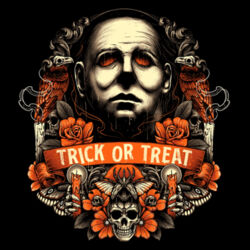 Halloween (Trick Or Treat) - GD01 Softstyle Adult T-Shirt Design