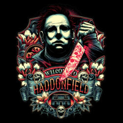 Halloween (Welcome To Haddonfield) - GD72 Softstyle® Ladies' T-Shirt Design