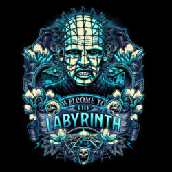 Hellraiser (Welcome To The Labyrinth 2) - GD11 Softstyle® Adult Long Sleeve T-Shirt Design