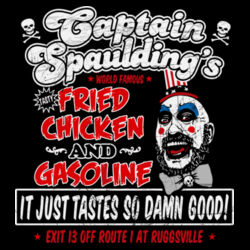 House Of 1000 Corpses (Fried Chicked And Gasoline) - GD11 Softstyle® Adult Long Sleeve T-Shirt Design
