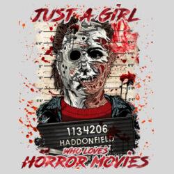 Just A Girl (Halloween) - 10oz Coffee Mug Design