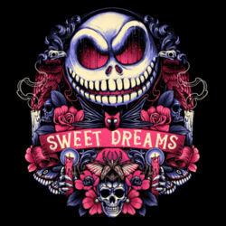 Nightmare Before Christmas (Sweet Dreams) - GD01 Softstyle Adult T-Shirt Design