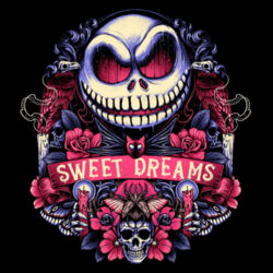 Nightmare Before Christmas (Sweet Dreams) - GD72 Softstyle® Ladies' T-Shirt Design