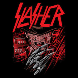 Nightmare On Elm Street (Slasher) - GD72 Softstyle® Ladies' T-Shirt Design