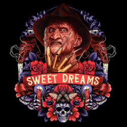 Nightmare On Elm Street (Sweet Dreams) - GD01 Softstyle Adult T-Shirt Design
