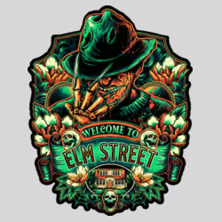 Nightmare On Elm Street (Welcome To Elm Street 2) - 9cm Square Hardback Drinks Coaster Design