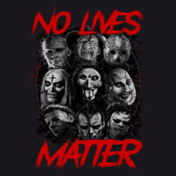 No Lives Matter (Monochrome Montage) - ECO001 100% Recycled Cotton Tote Bag Design