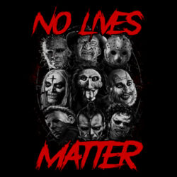 No Lives Matter (Monochrome Montage) - GD11 Softstyle® Adult Long Sleeve T-Shirt Design