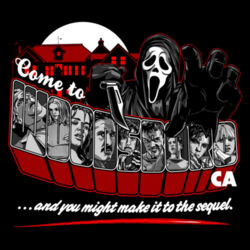 Scream (Come To CA) - GD72 Softstyle® Ladies' T-Shirt Design