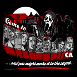 Scream (Come To CA) - GD11 Softstyle® Adult Long Sleeve T-Shirt Design