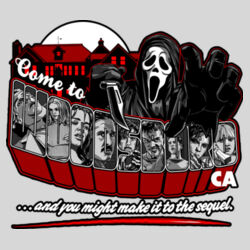 Scream (Come To CA) - 16oz Frosted Glass Beer Stein Design