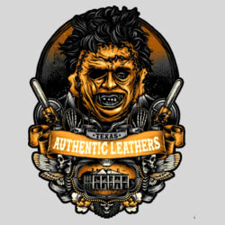 Texas Chainsaw Massacre (Texas Authentic Leathers) - 9cm Square Hardback Drinks Coaster Design