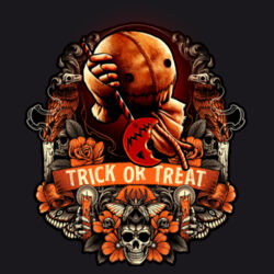 Trick 'r Treat (Trick Or Treat) - ECO001 100% Recycled Cotton Tote Bag Design
