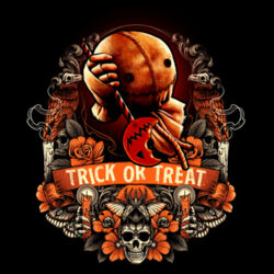 Trick 'r Treat (Trick Or Treat) - GD11 Softstyle® Adult Long Sleeve T-Shirt Design