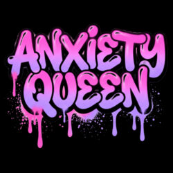 Anxiety Queen - GD77 Softstyle® Ladies' Tank Top Design