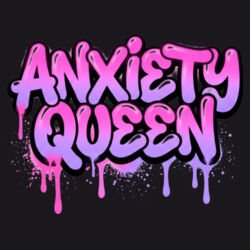 Anxiety Queen - ECO001 100% Recycled Cotton Tote Bag Design