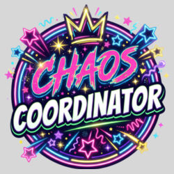 Chaos Coordinator - 9cm Square Hardback Drinks Coaster Design