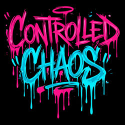 Controlled Chaos - GD72 Softstyle® Ladies' T-Shirt Design