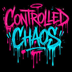 Controlled Chaos - GD11 Softstyle® Adult Long Sleeve T-Shirt Design
