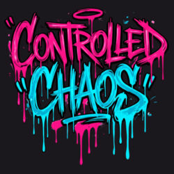Controlled Chaos - ECO001 100% Recycled Cotton Tote Bag Design