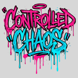 Controlled Chaos - 9cm Square Hardback Drinks Coaster Design