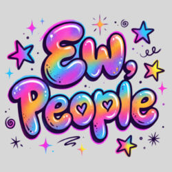 Ew People - 9cm Square Hardback Drinks Coaster Design