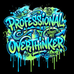 Professional Overthinker - GD01 Softstyle Adult T-Shirt Design