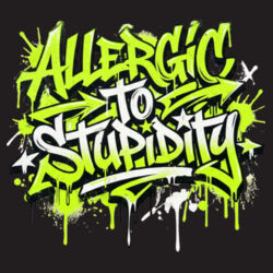 Allergic To Stupidity - B640 Snapback Trucker Design