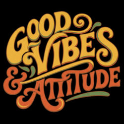 Good Vibes & Attitude - GD77 Softstyle® Ladies' Tank Top Design