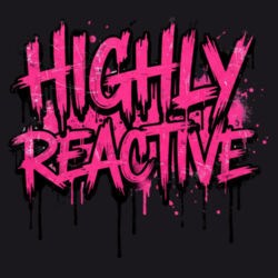 Highly Reactive - ECO001 100% Recycled Cotton Tote Bag Design