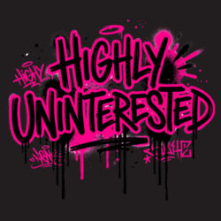 Highly Uninterested - B640 Snapback Trucker Design