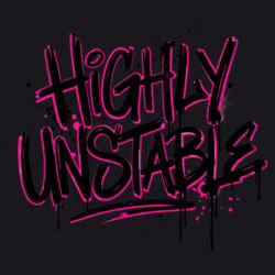 Highly Unstable - ECO001 100% Recycled Cotton Tote Bag Design
