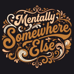 Mentally Somewhere Else - ECO001 100% Recycled Cotton Tote Bag Design