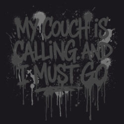 My Couch Is Calling - ECO001 100% Recycled Cotton Tote Bag Design