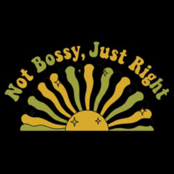 Not Bossy - PR01 Landscape 12cm x 8cm Rectangle Sew-On Patch Design
